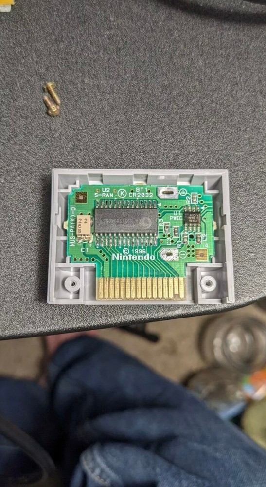 Nintendo 64 N64 Controller Pak FRAM Mod. Permanent Saves, no battery.