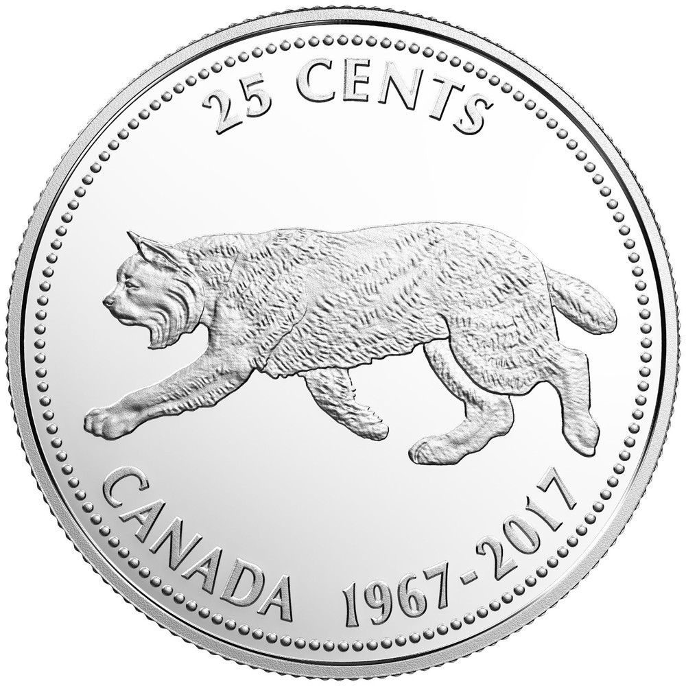 2017 Commemorative Proof Set, 1967 Centennial Issue, All pure silver.