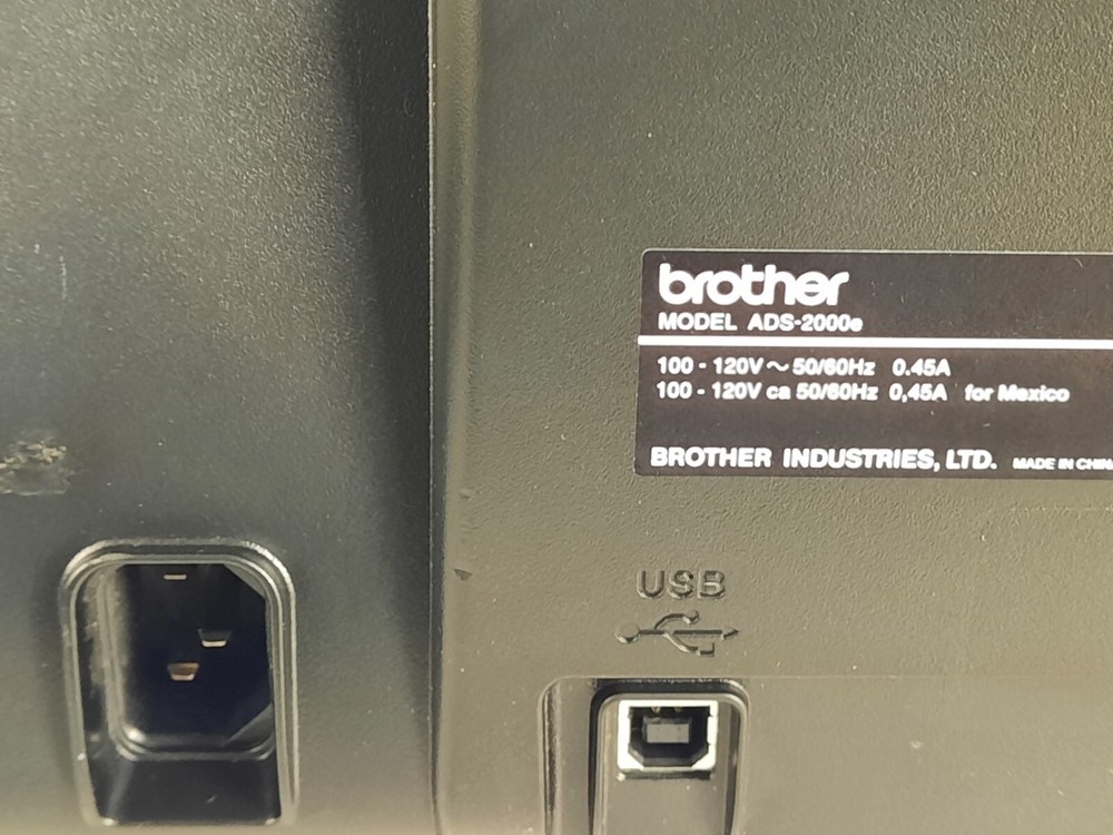 Brother Image Center ADS-2000E Color Image USB Duplex Sheetfed Scanner-TESTED