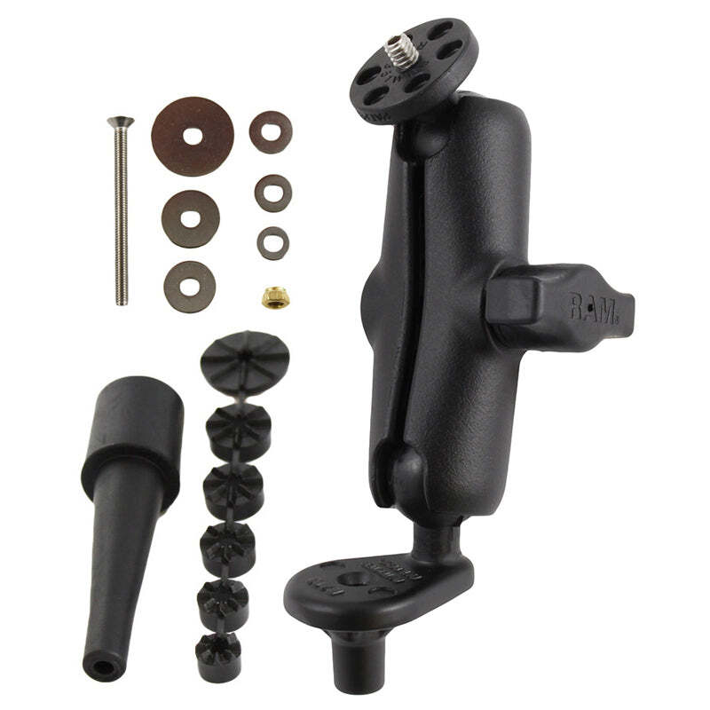RAM-B-342-366U RAM Motorcycle Fork Stem Mount with 1/4"-20 A...