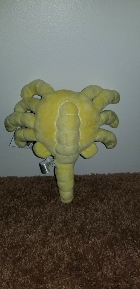 Phunny Alien Face Hugger Plush New yellow