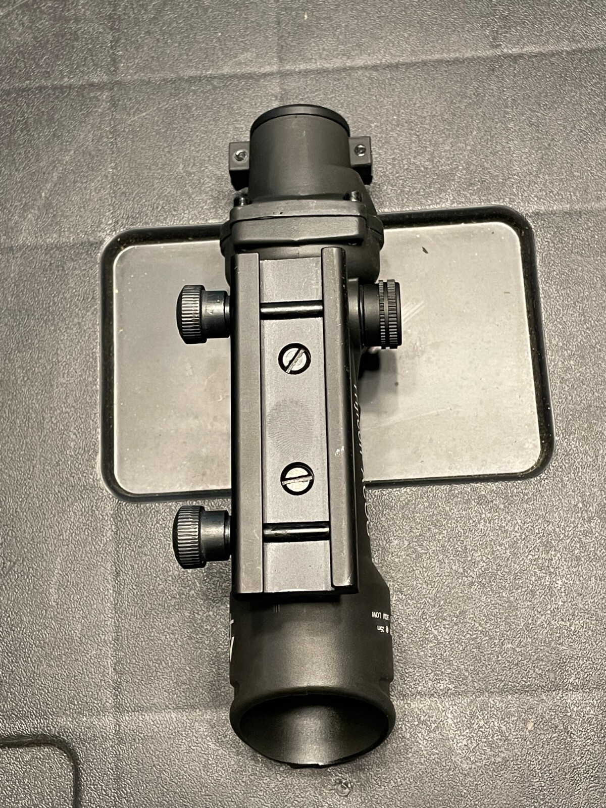 5x35 BDC Scope Fiber Optic Chevron Reticle Red Rifle Scope