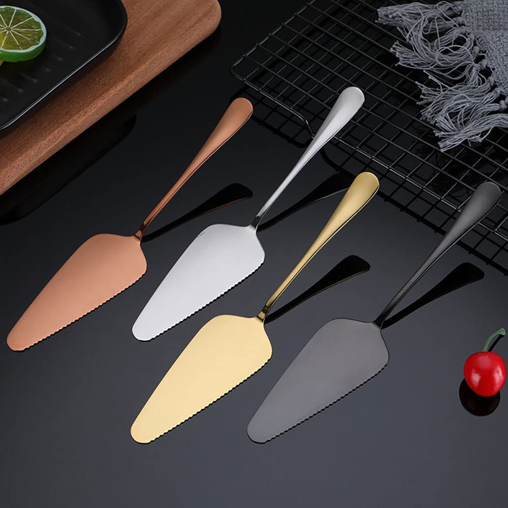 MBB 5X Cake Server Pie Holder Transfer Triangular Spade Spatula Serrated Edge -