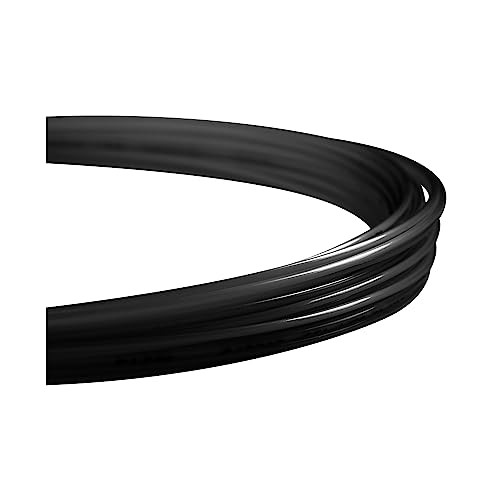 4G Black 125 Tennis String - Set, Black