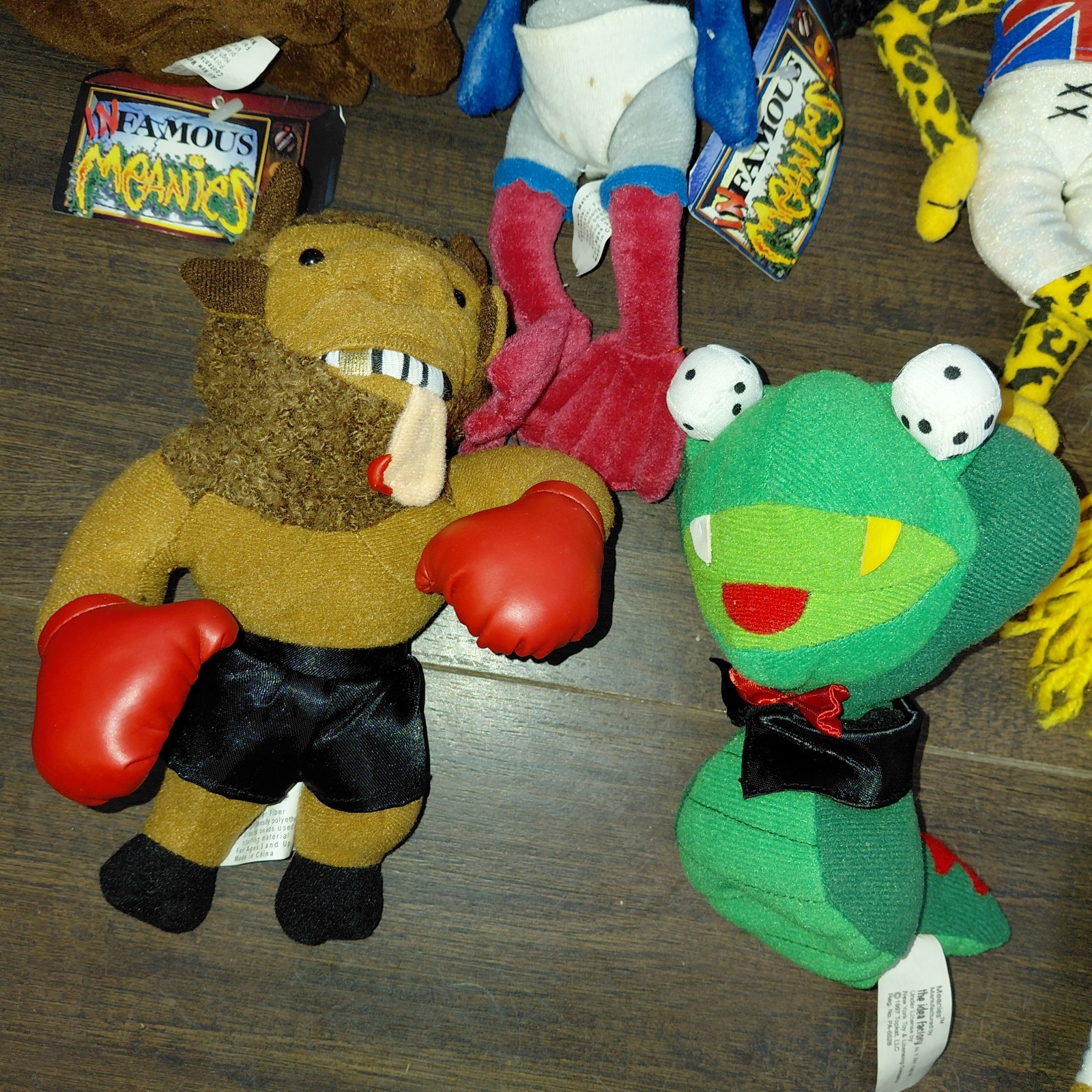 INfamous Meanies Plush Lot of 10 - Moodonna Dennis Rodmantis Stern Tyson King