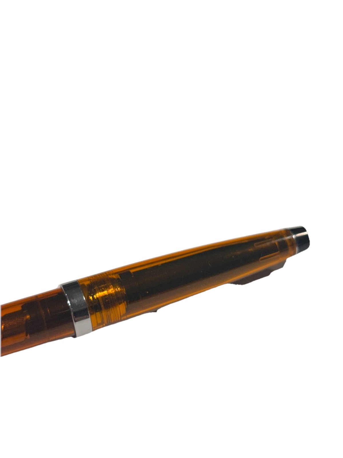 Cross Solo Translucent Red/Orange Ballpoint Pen Vintage