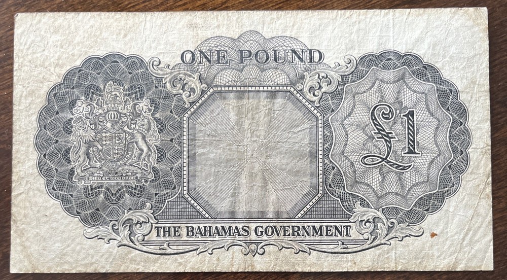 1963 1 Pound Bahamas Fine