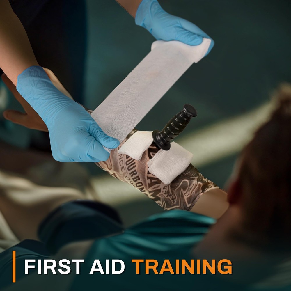 Wound Training Knife Kit, Wearable Arm Sleeve, Bleed Control Kit for Classes,...