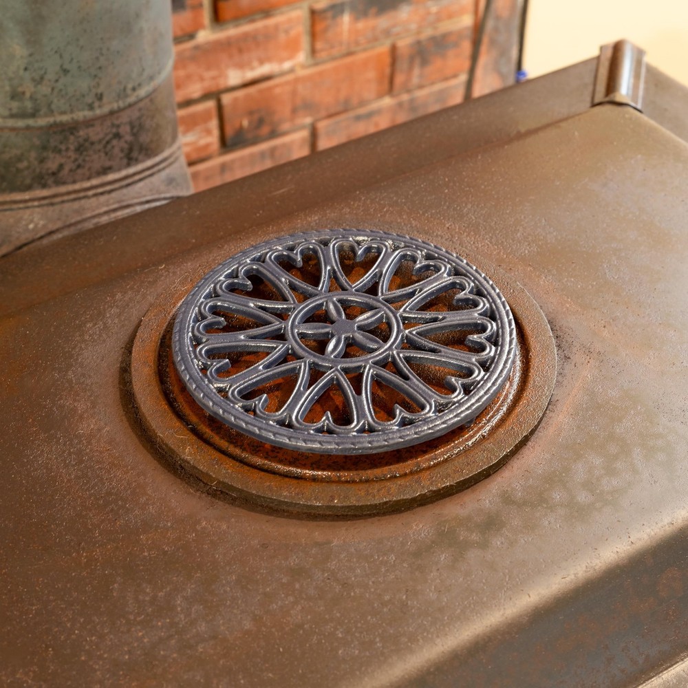 Blue-Black Sunburst Trivet