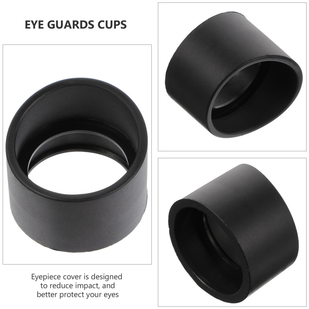Eyepiece Eyeshields Binocular Lens Caps Microscope Eye Guards 2 Pcs-TW
