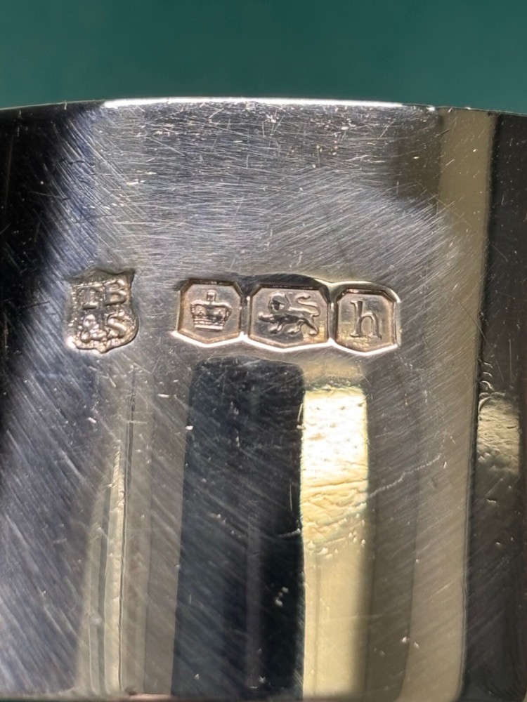 sterling silver knapkin ring sheffield 1925 thomas bradbury