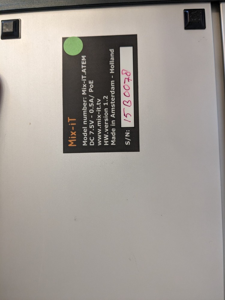 Mix-iT ATEM Control panel