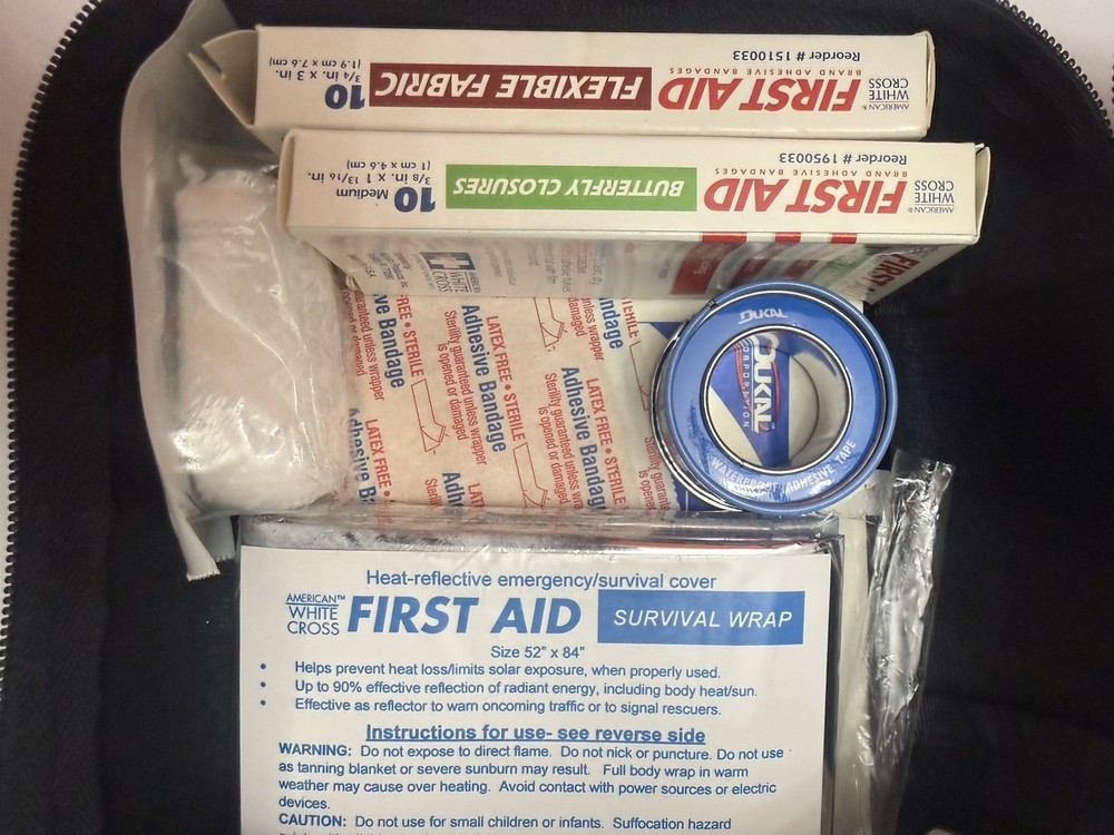 OEM Lexus First Aid Kit Complete Emergency Kit Original Case Car Accessory