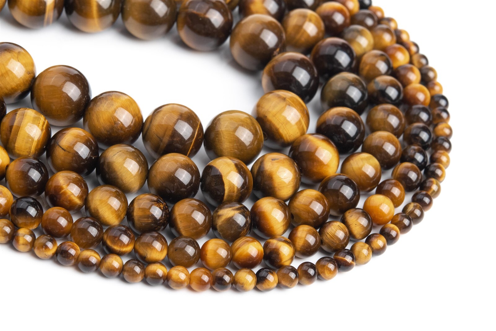 Natural Yellow Tiger Eye Beads Grade AAA Round Loose Beads 4/6/8/10/12MM