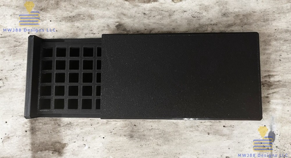 Sliding .32 ACP Ammo Storage Box Case - 50rd Round - Multiple Colors Available!
