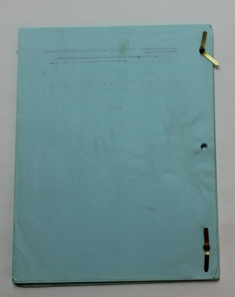CSI: CRIME SCENE INVESTIGATION / Anthony E. Zuiker, 2000 TV Script "Anonymous"