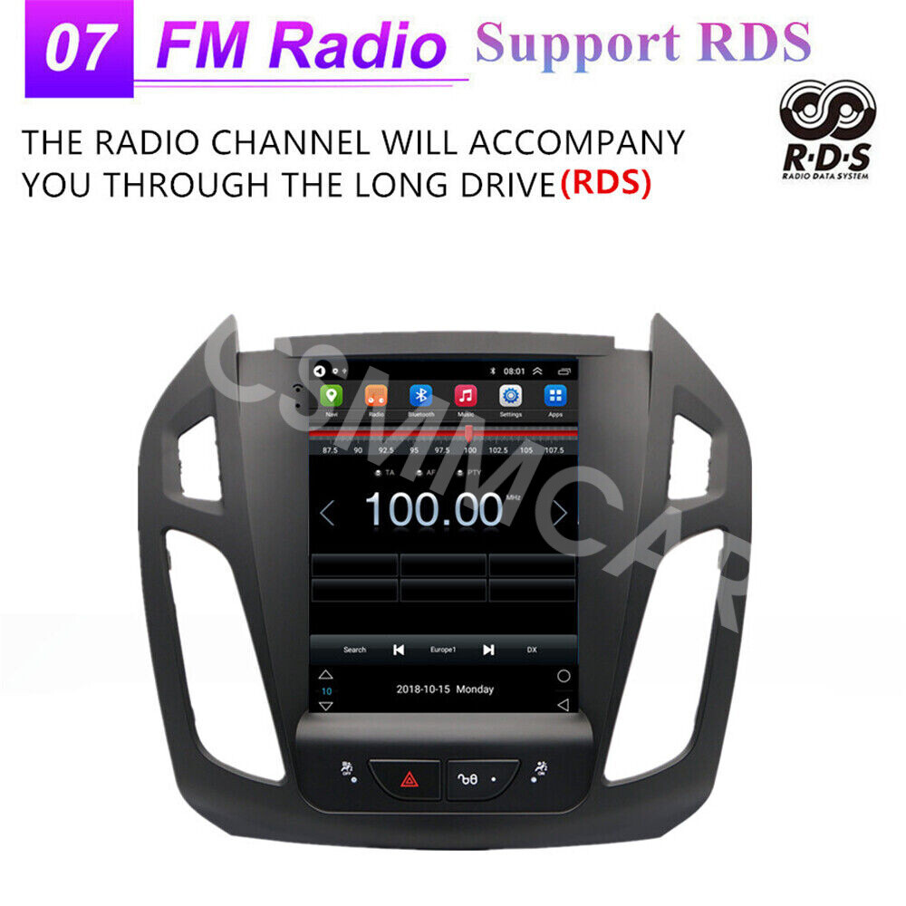 Fit For Ford Transit Connect 2014-2018 For Carplay Stereo Car Radio BT FM W/CAM