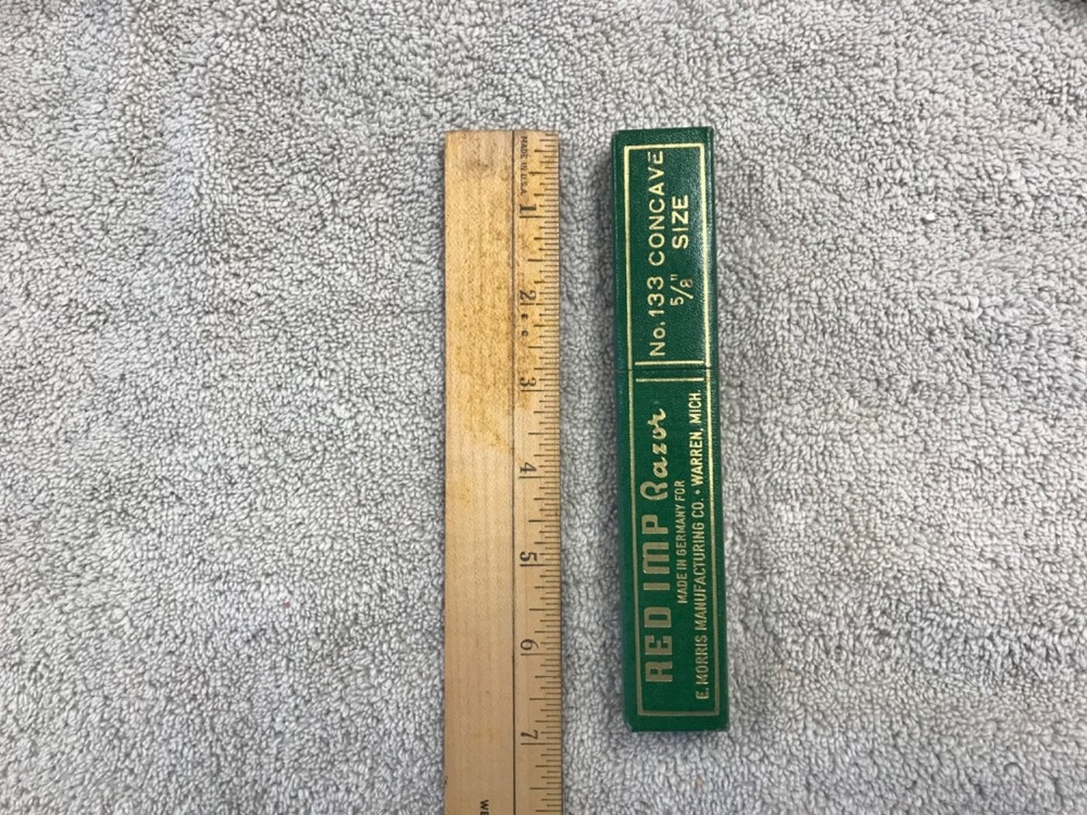 RED IMP Razor straight razor BOX ONLY