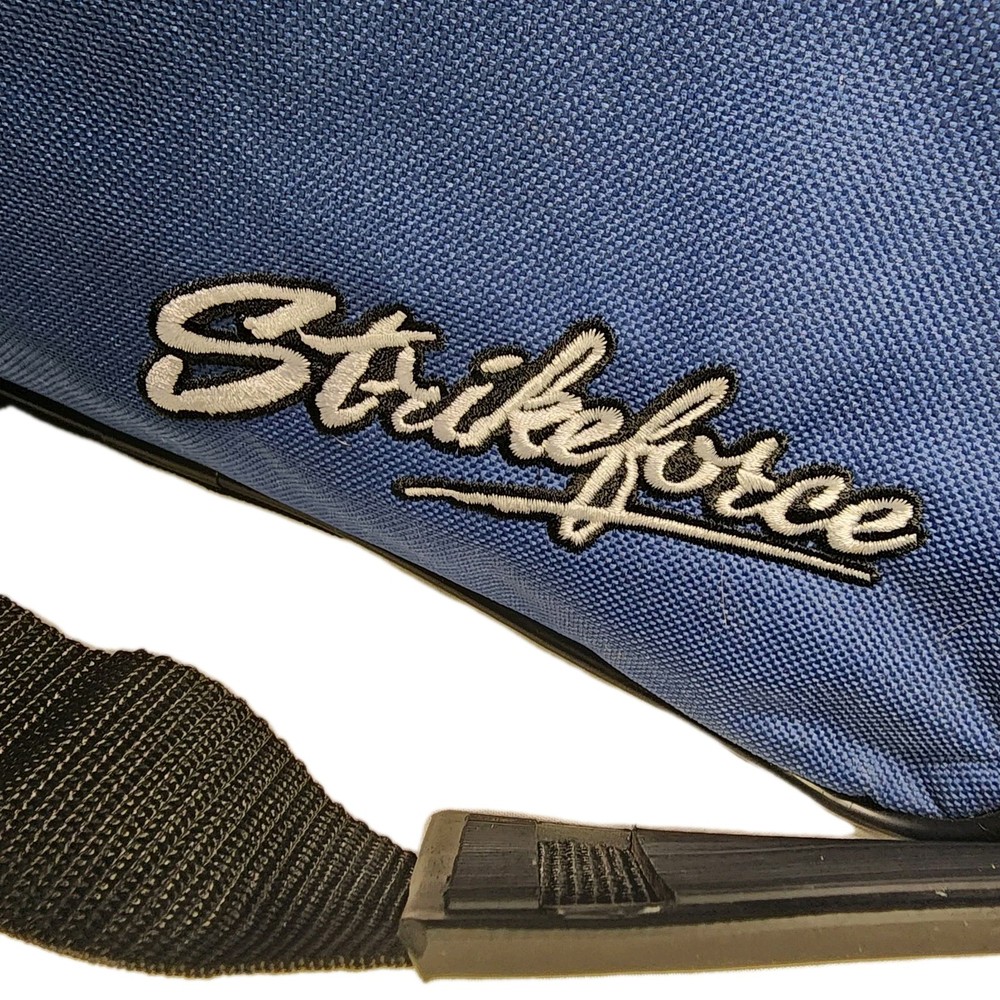 KR Strikeforce Blue / Black 1 Ball Bowling Bag w/Shoulder Strap - EUC