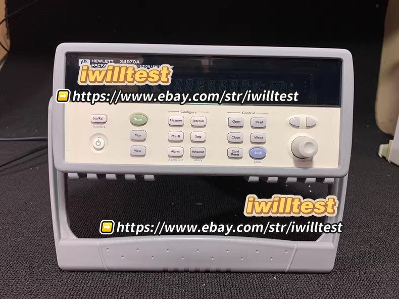 HP 34970A The data collector is equipped with a data module*IW