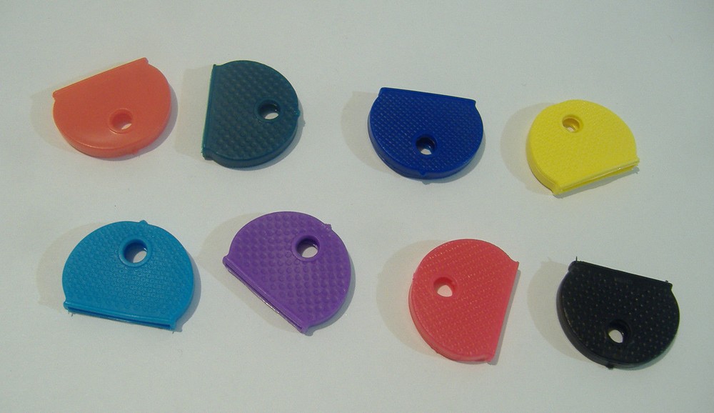 200 PIECE COLORED KEY CAP IDENTIFIER DISPLAY KIT IDENTIFICATION