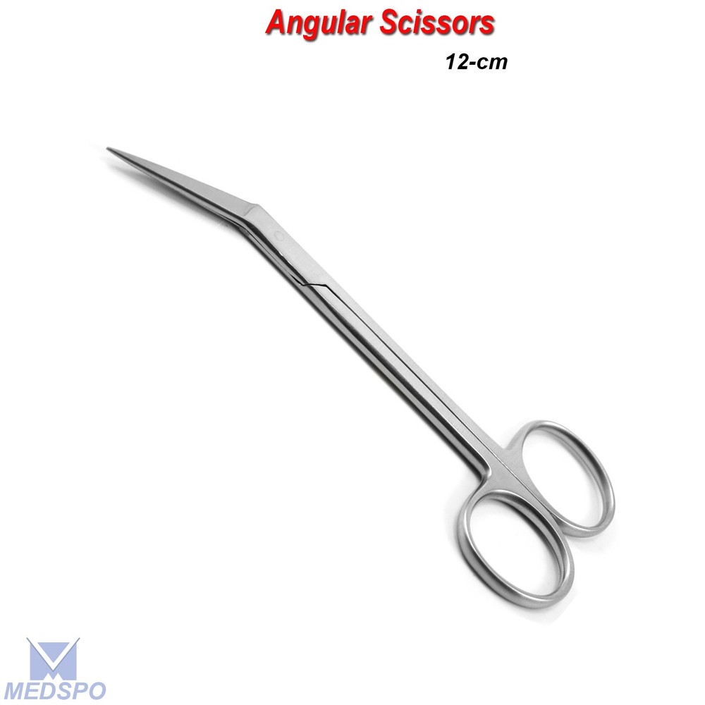 Iris Angular Dental Scissors Soft Tissue Dissection Surgical Suture Micro Shear