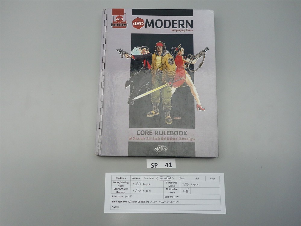 d20 Modern Roleplaying Game Core Rulebook