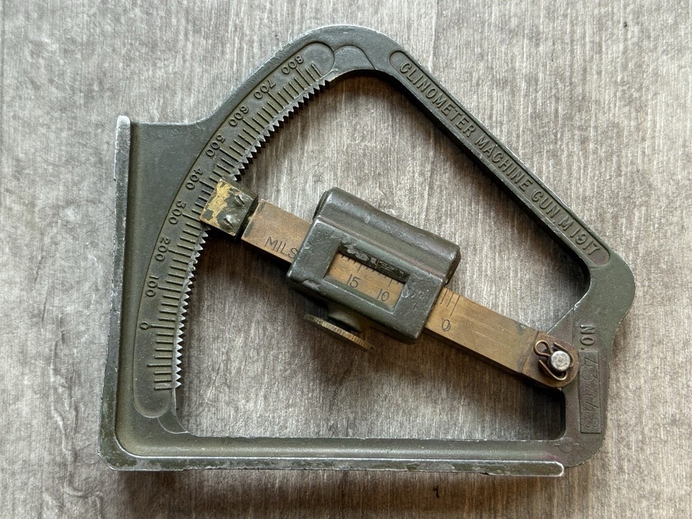 WWII Machine Gun Clinometer 1943 Model 1917