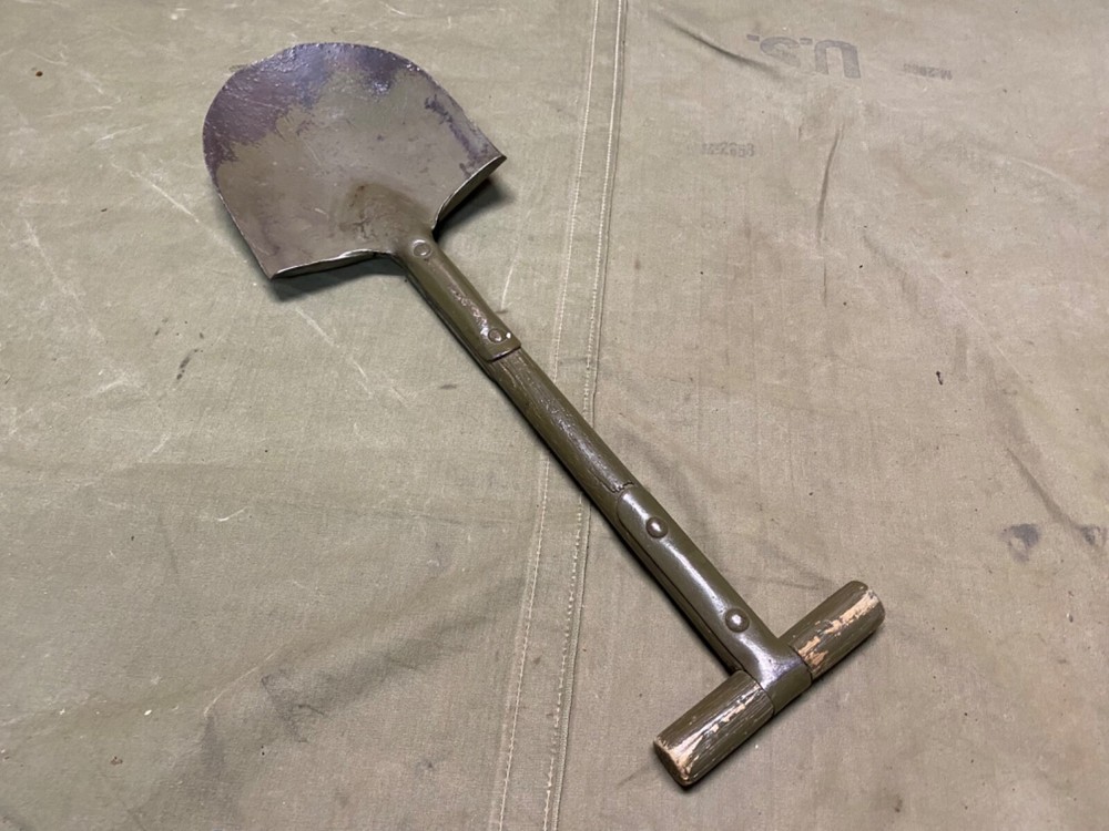 ORIGINAL WWI WWII US ARMY M1910 T-HANDLE FIELD E-TOOL ENTRENCHING SHOVEL