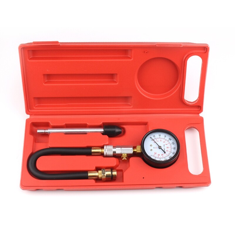 Engine Compression Tester Engine Cylinder Pressure Gauge Petrol Gas Engine