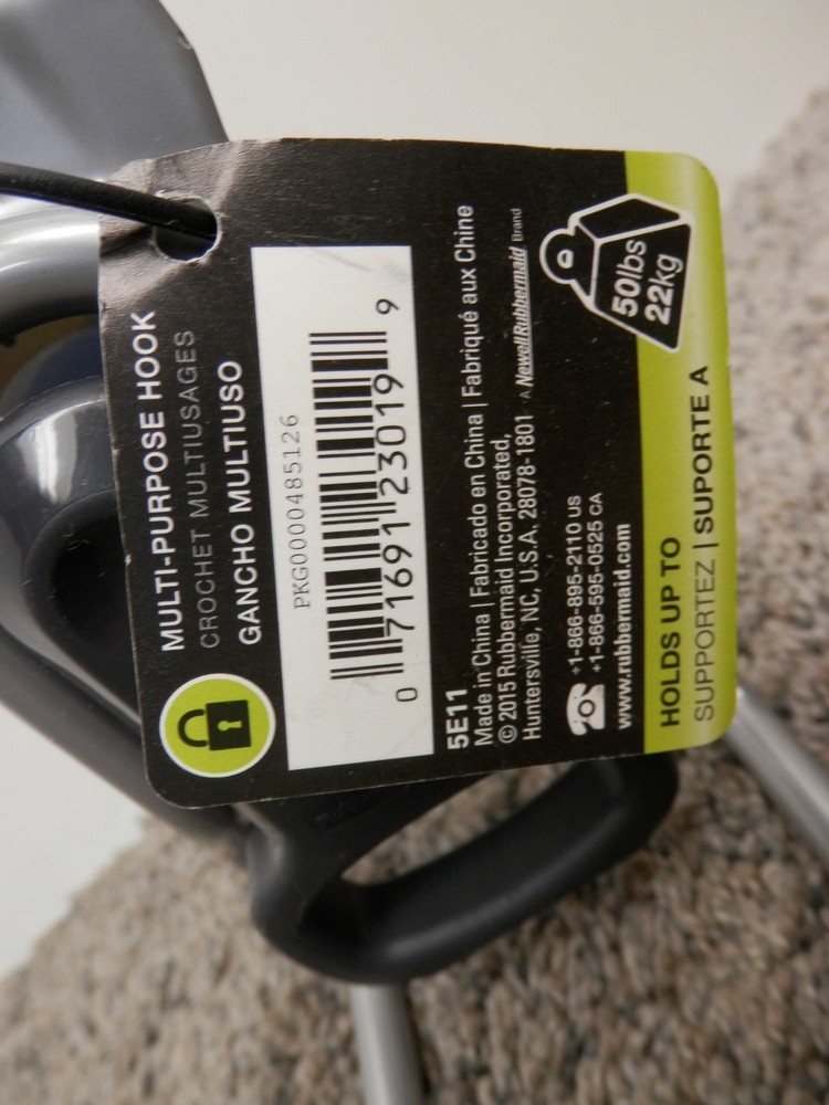 Rubbermaid FastTrack Multi Purpose Hook 10"