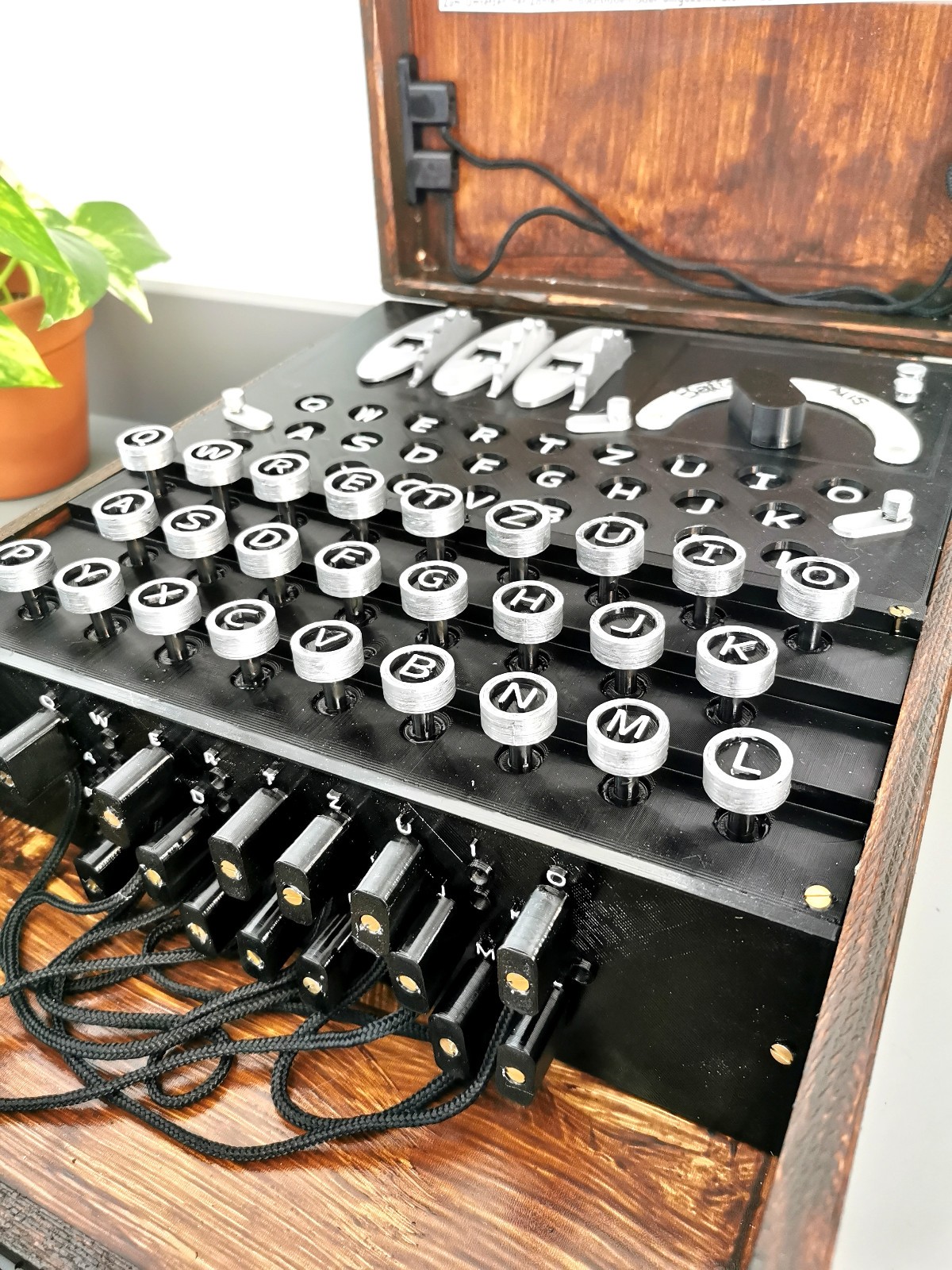 Enigma Machine Replica True Scale 1/1