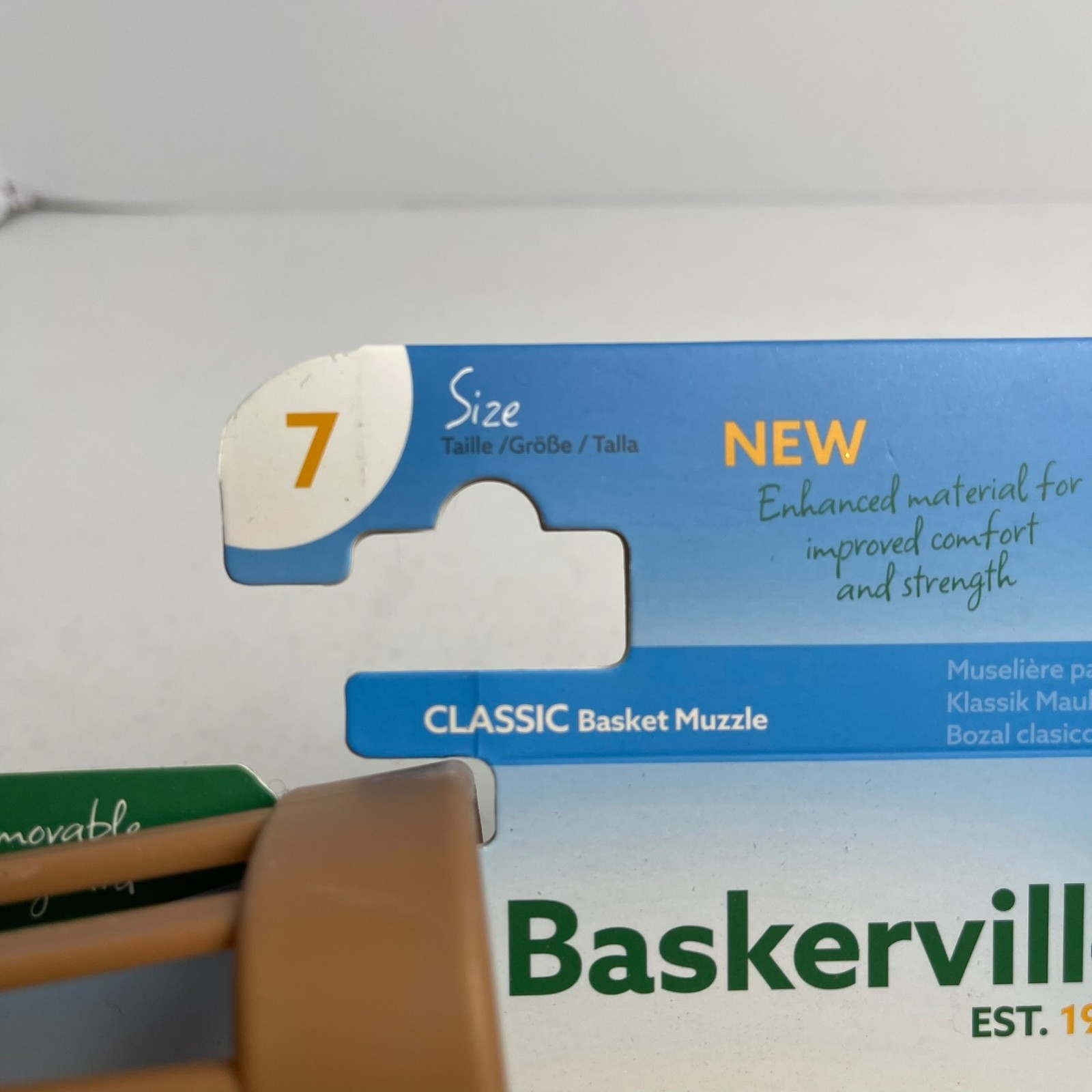 Baskerville Classic Basket Muzzle - Prevents Biting and Food Waste Scavenging,