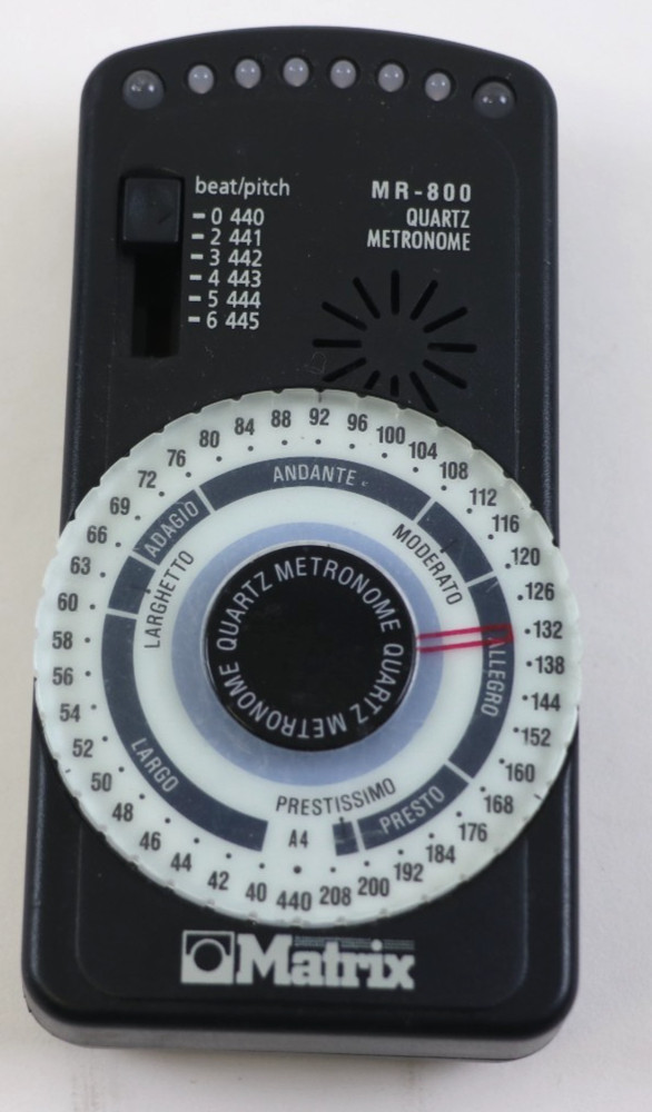 Matrix MR-800 Quartz Metronome w/ LED Pendulum Simulation & Down Beat Accent