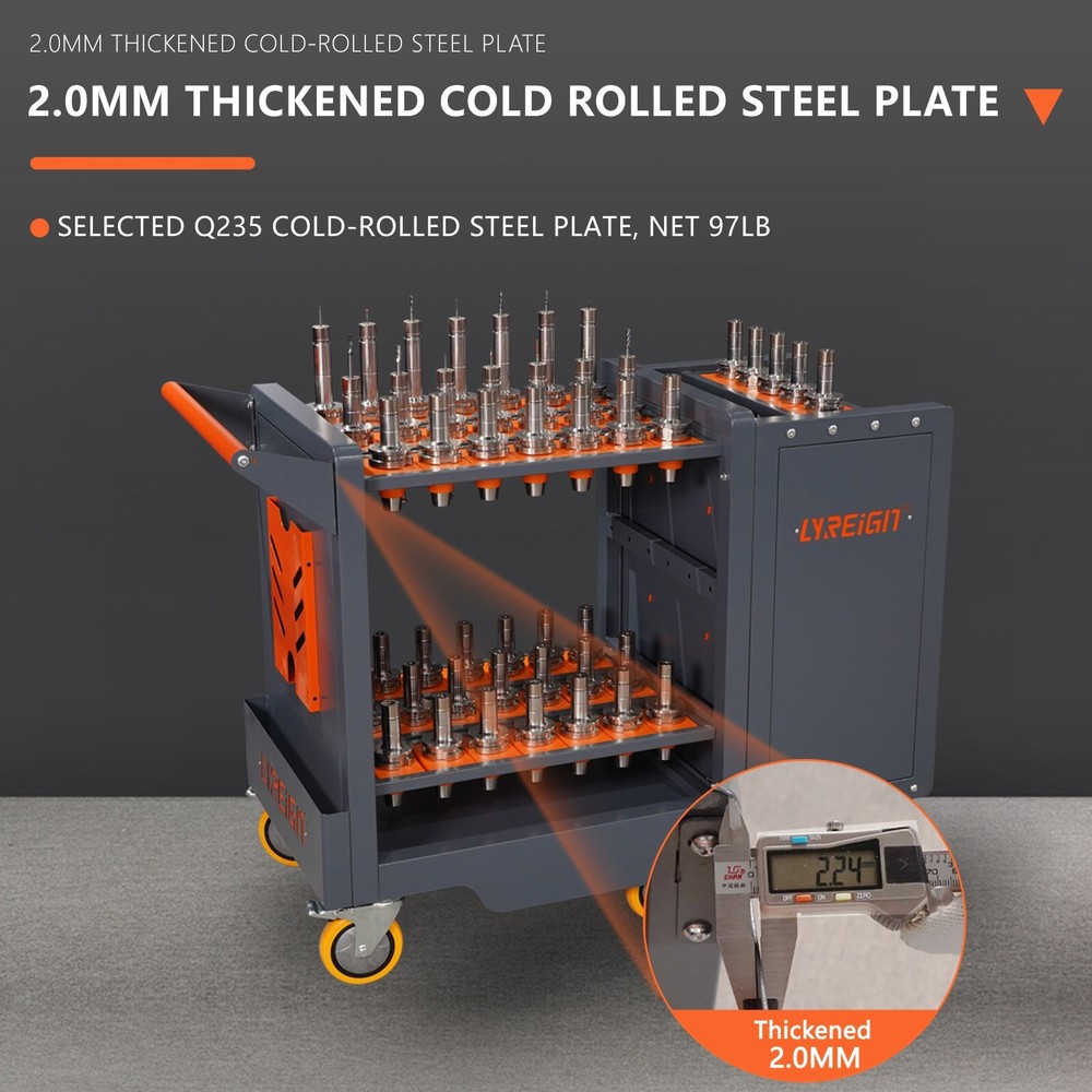 cnc tools cart Tool Trolley 40 Conical Tool Rack CNC Tool Trolley CAT40