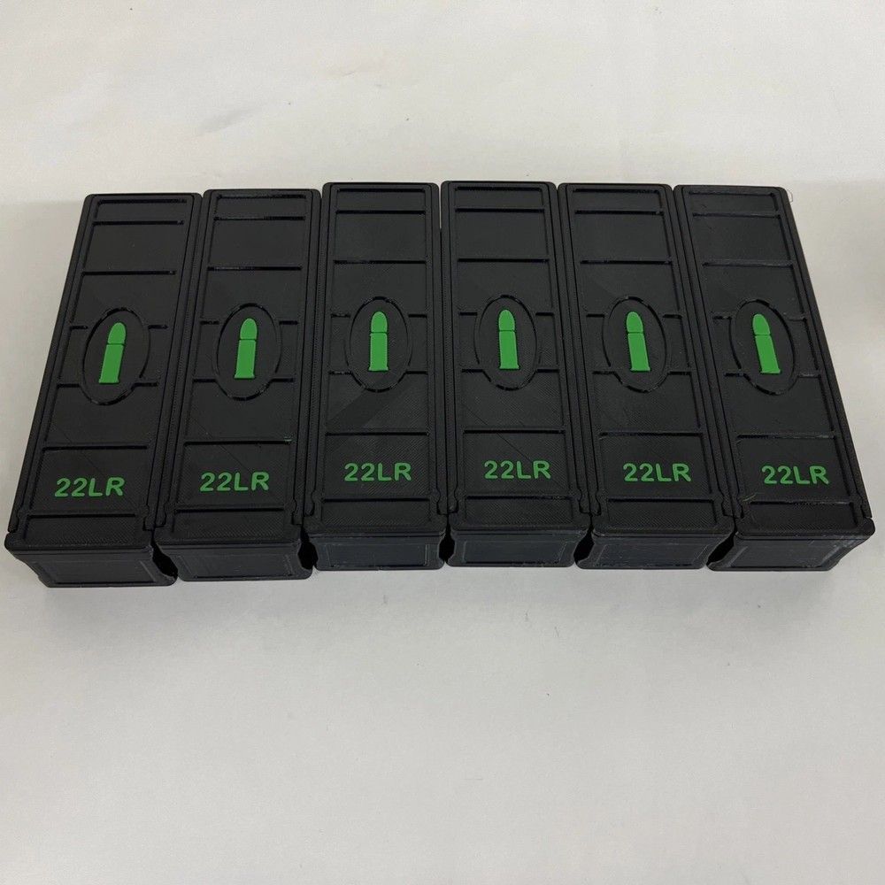 22LR Ammo Box 100rd Capacity (6 Pack)