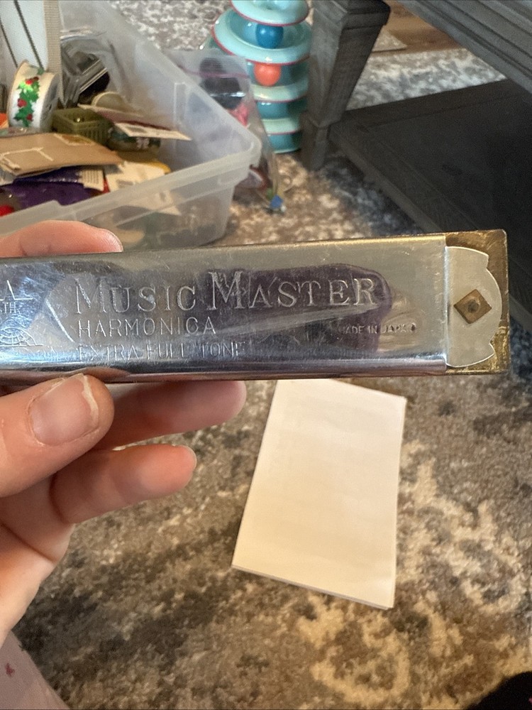 Vintage Music Master Harmonica Extra Full Tone Instrument