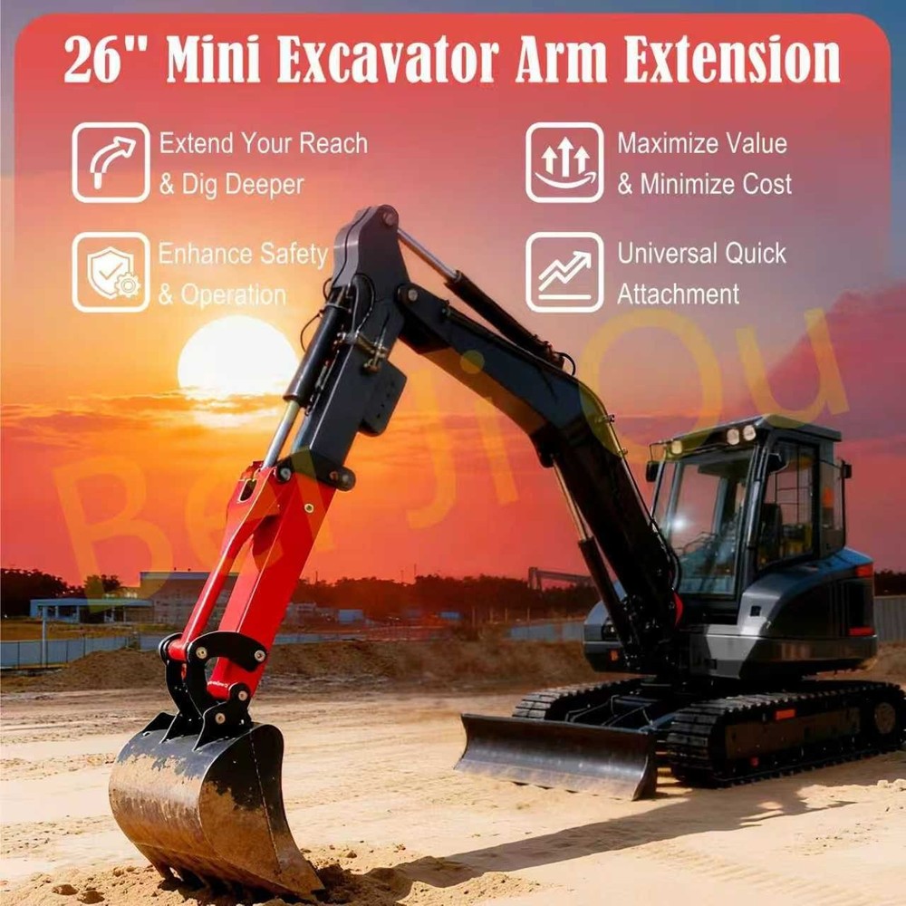 Excavator Arm Extension Kit for 0.8Tons-2tons Mini Excavator