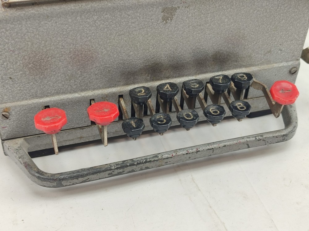 Vintage Retro Russian Soviet Arithmometer Adding Machine Calculator VK-1 1963