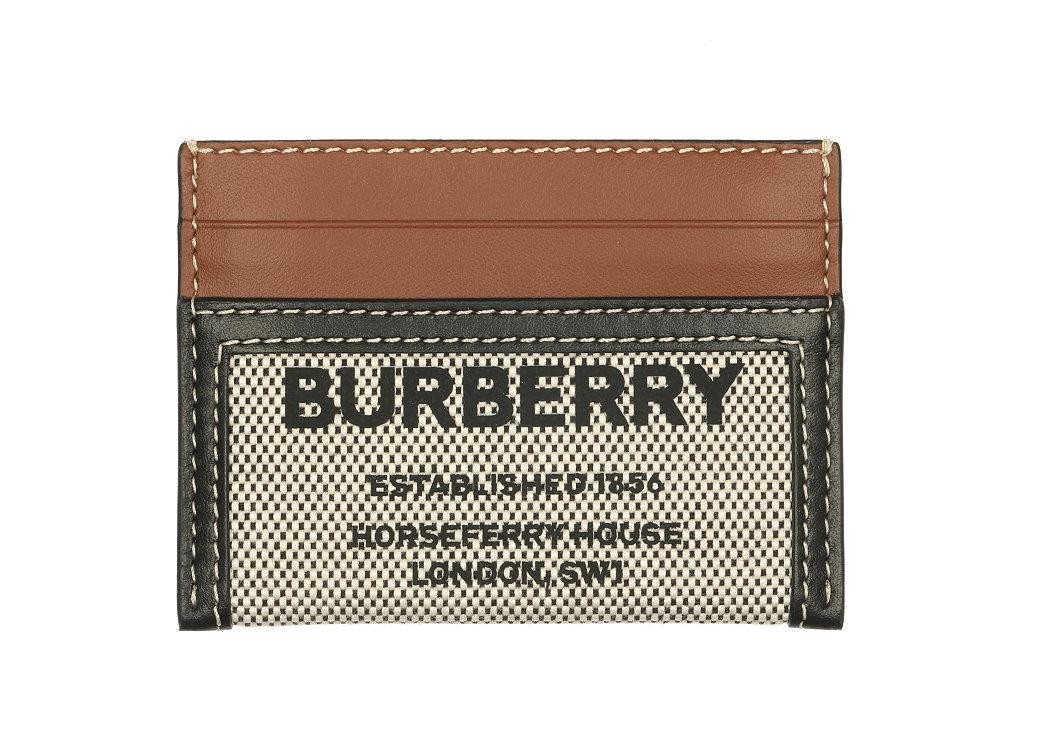 NEW BURBERRY HORSEFERRY CHECK CREDIT CARD HOLDER CASE