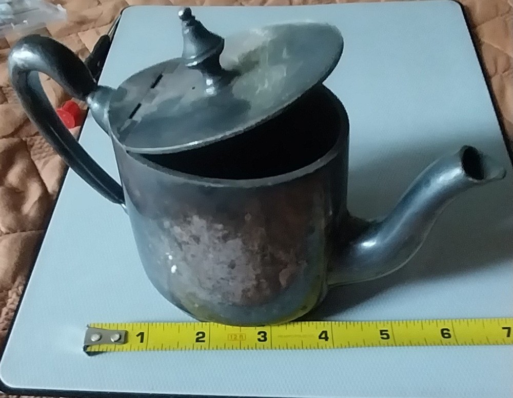 Vintage Elkington Silverplated Tea Pot Hinged Lid E & Co