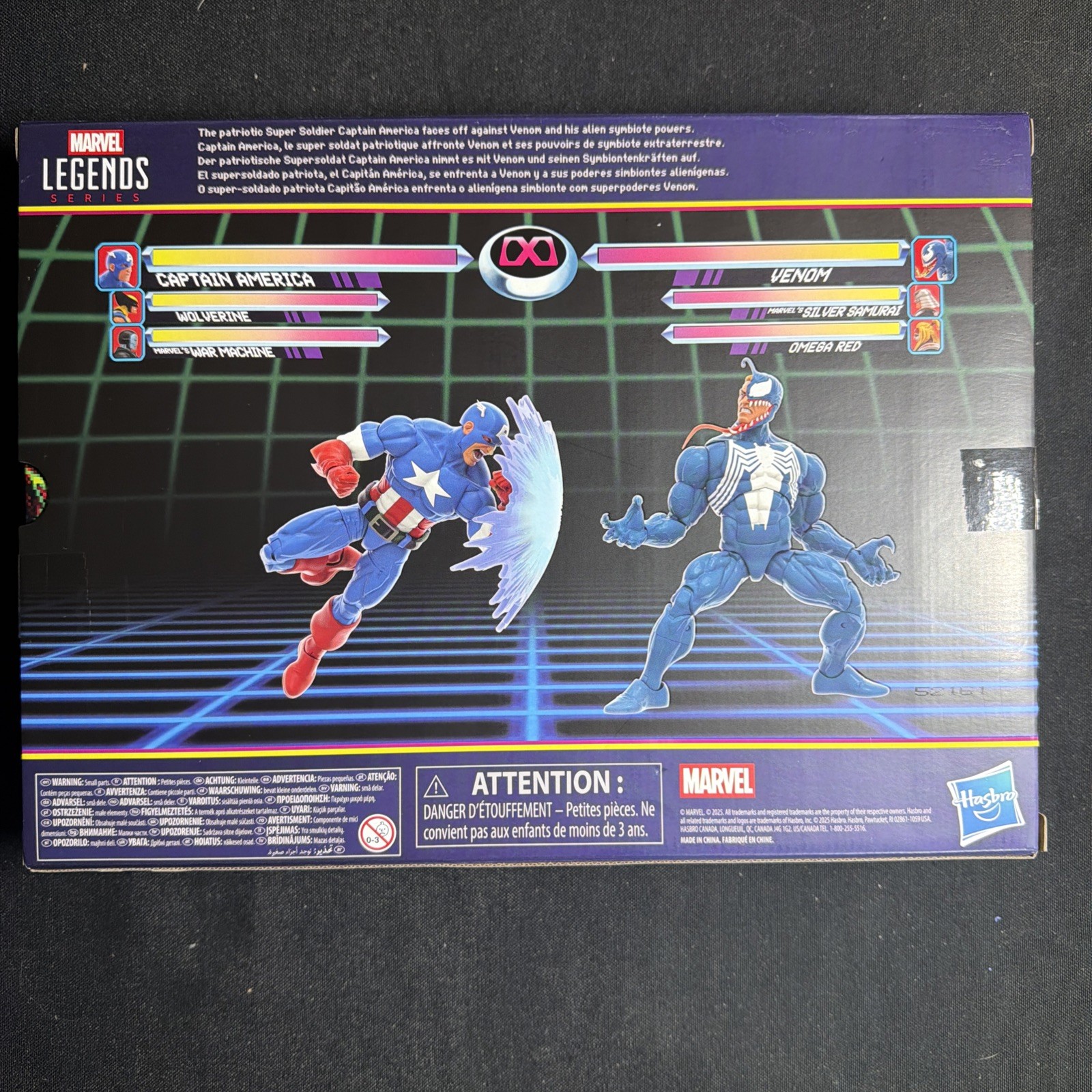 Marvel Legends Gamerverse Captain America vs Venom 6" Action Figure 2-Pack New!