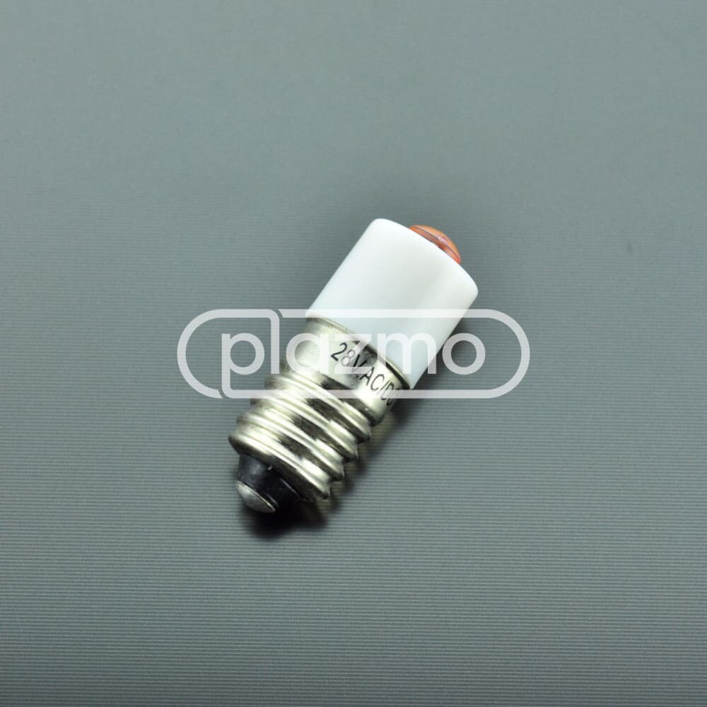 E10 LED Indicator Lamp, 28V AC/DC