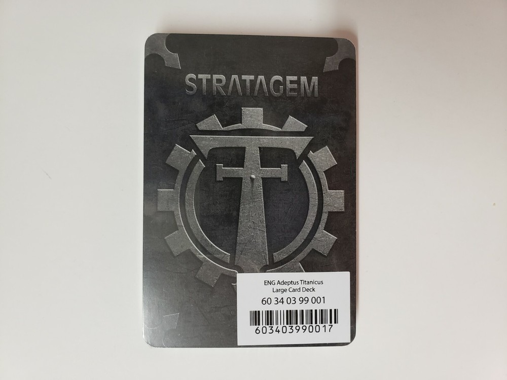 Adeptus Titanicus Statagem Card Deck, GW