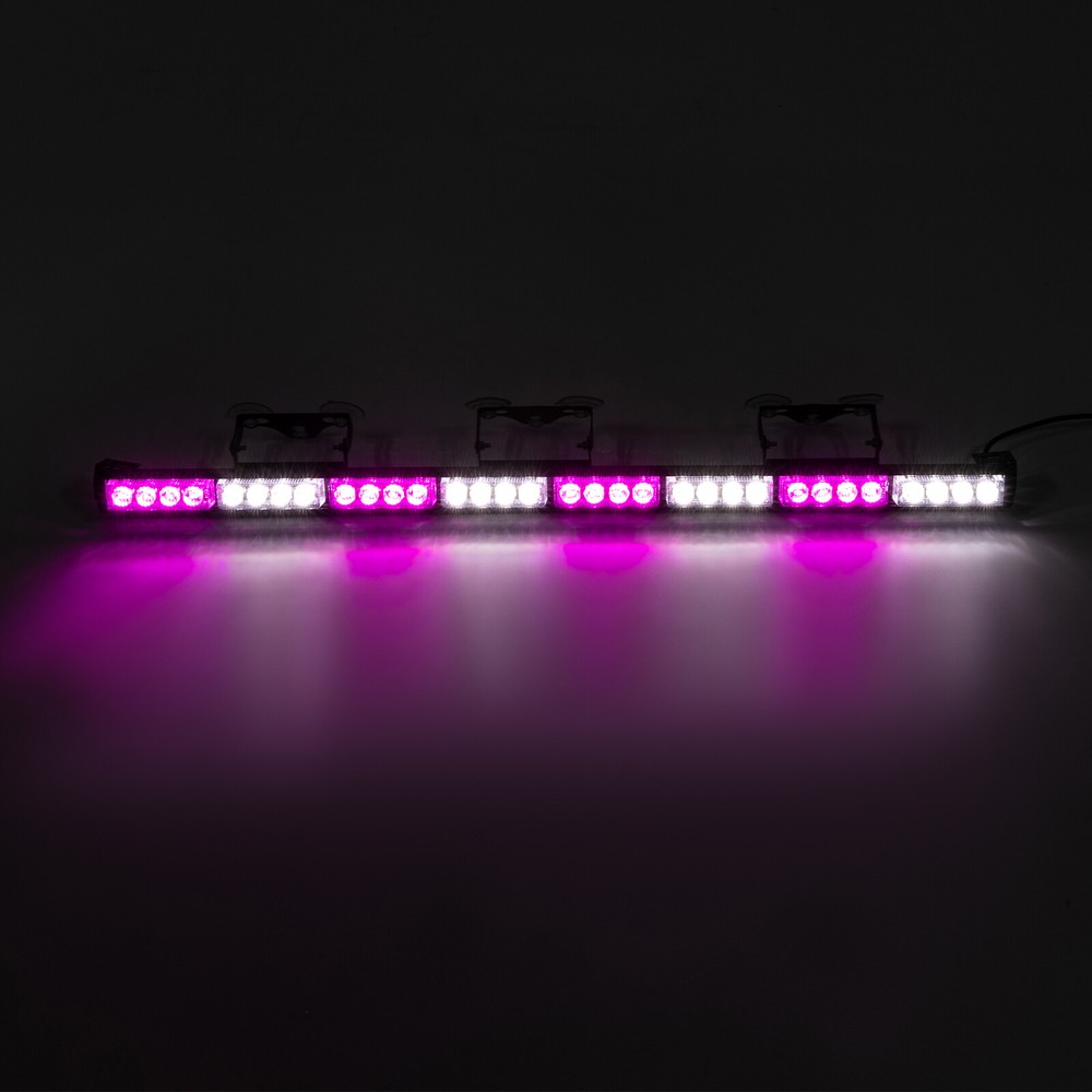 LED Strobe Light Bar Emergency Rooftop Flash Warning Traffic Advisor Waterproof