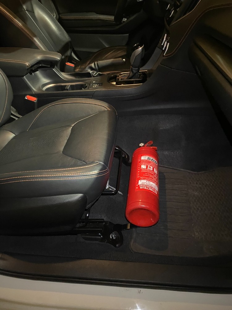 Fire extinguisher bracket for Subaru WRX VB