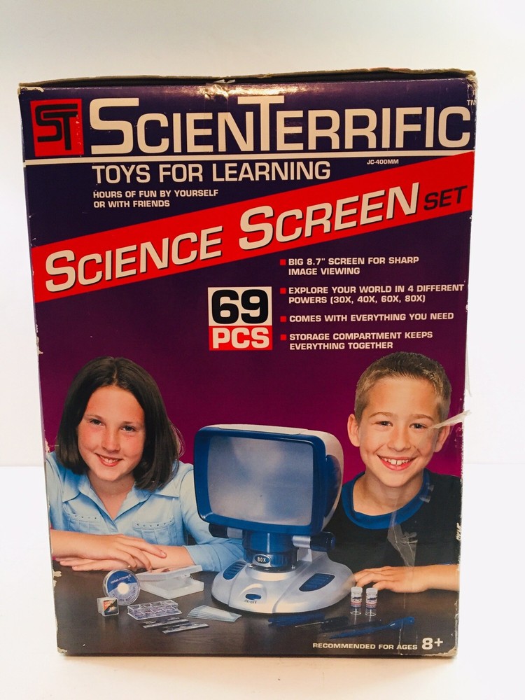 Vintage ScienTerrific Science Screen Set