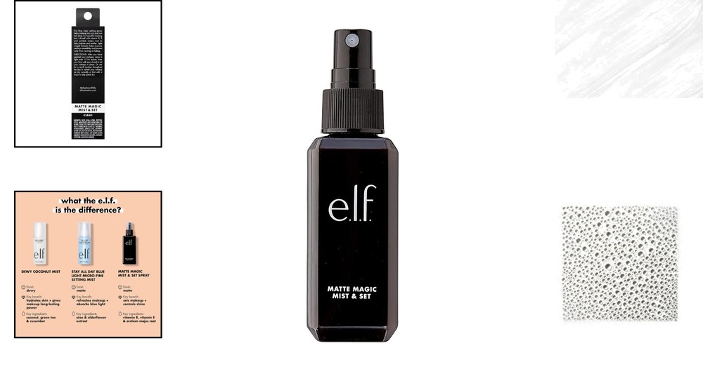 & Cruelty-Free Matte Magic Setting Spray - All-Day Hydration, 2 Fl Oz