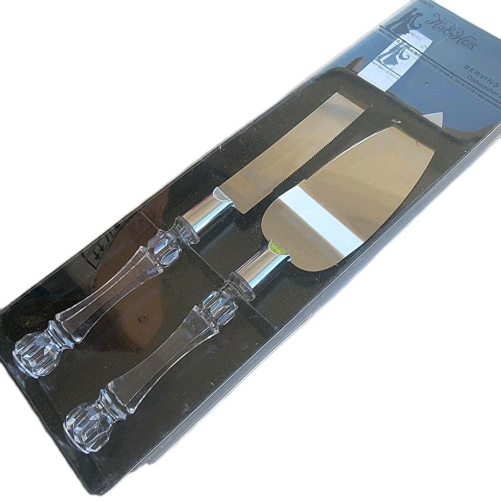 Studio His & Hers Wedding Serving Set Cake Knife And Server