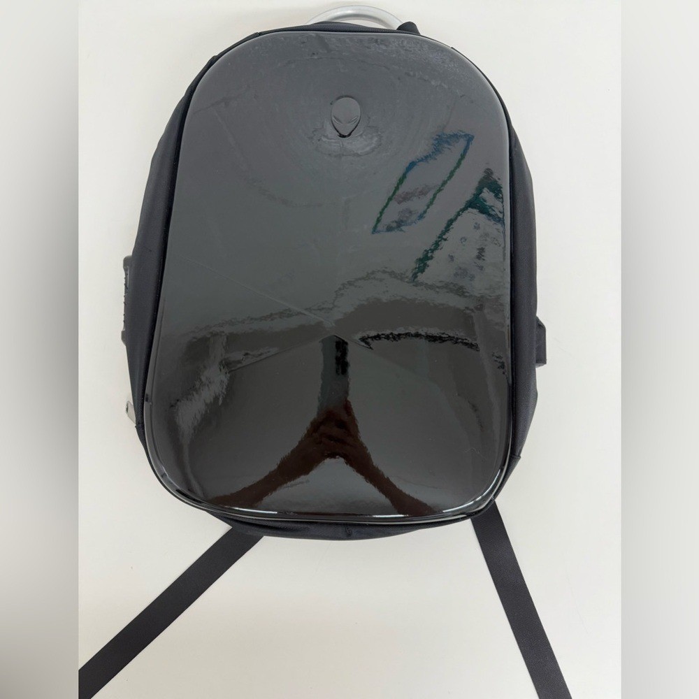 Hard shell Glossy Black Gaming Laptop Backpack